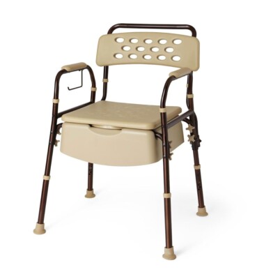 Elements Bedside Commode with Microban