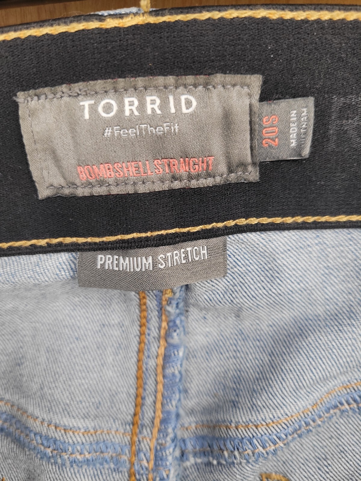 Torrid Bombshell Straight Distressed Premium Stre… - image 5