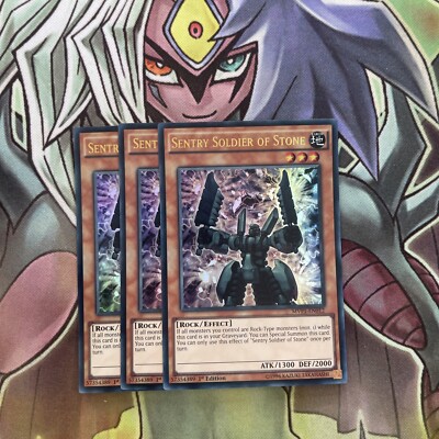 MVP1-DE012 x3 Wachsoldat aus Stein Ultra Rare Top Zustand Yugioh