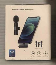 Mini Wireless Lavalier Microphone Noise Reduction Label Mic For Type-C Brand New