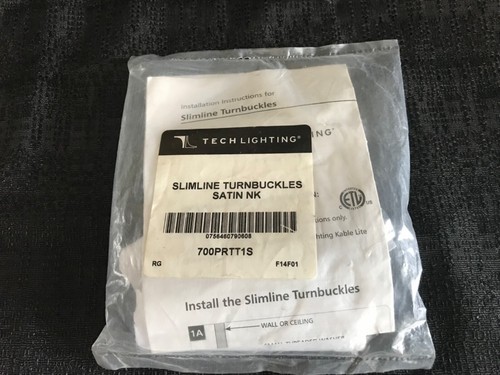 Tech Lighting 700PRTT1S Slimline Turnbuckles Satin Nickel - Picture 1 of 4