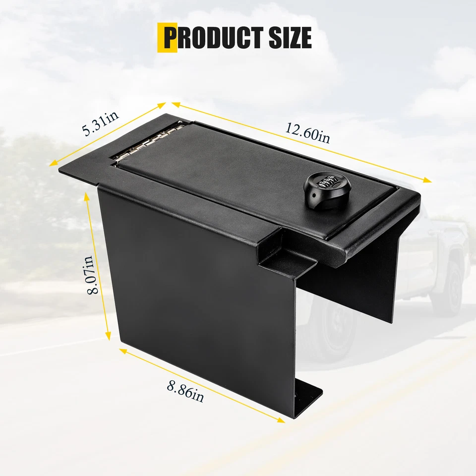 Console Armrest Center Vault Safe Storage For 2022-2025 Toyota Tundra & Sequoia. - Image 3 of 4