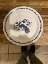 Portmeirion Jan Constantine Blue Peacock Dessert/Salad Plate.Brand New.