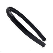 5pcs Black Plastic Headband 12mm 1/2" with Teeth Fashion HairBands for Women