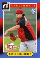 2014 Donruss THE ROOKIES #38 David Holmberg RC Cincinnati Reds
