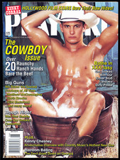 PLAYGIRL MAGAZINE - JUNE 2000, The COWBOY Issue, Michael MORROW,Dan BURKE, BOBBY