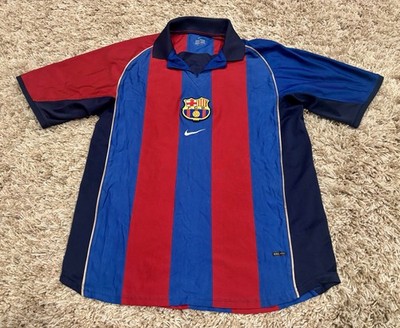 Vintage FC Barcelona Nike Soccer Jersey 2001/2002 Mens Medium | eBay