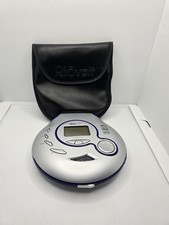 RioVolt Portable MP3 CD Player Retro Early 2000s With Case Untested