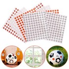  20 Sheets Mini Ball Stickers Football Sports Basketball Decorations