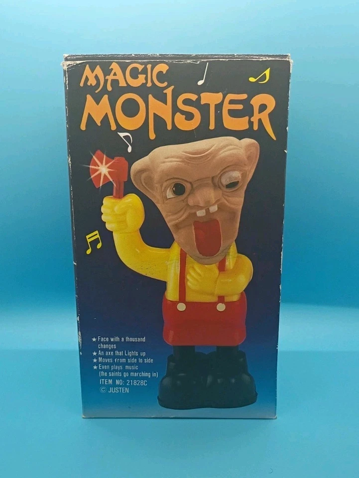 Magic Monster de colección ¡funciona con batería con caja!  ¡Se enciende y reproduce música! ¡LEER! Foto 3 de 4