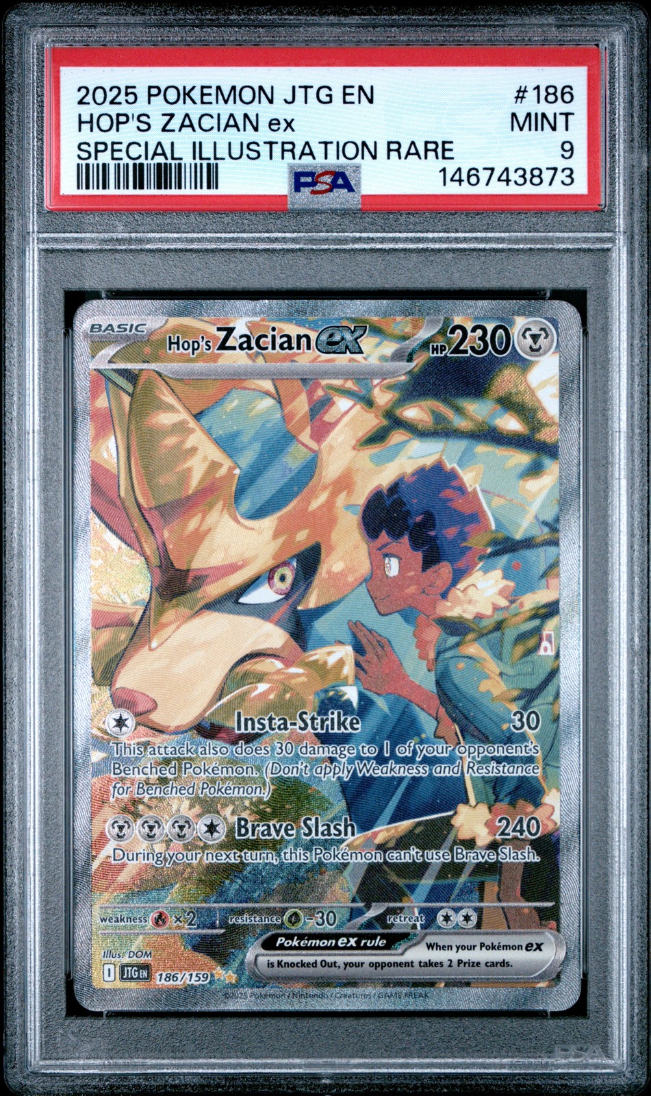 Hop's Zacian ex #186