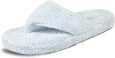 Women'S Spa Thong Slippers with Cloud Contour Comfort - Arch Support and Plush F