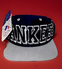Vtg New York Yankees Drew Pearson Clutch Player Big Logo Spellout 90s Snapback Vtg New York Yankees Drew Pearson Clutch Player Big Logo Spellout 90s Snapback