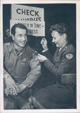 1945 Emile Francis Cheste France Hollywood Ca Bronze Star People Vintage Photo