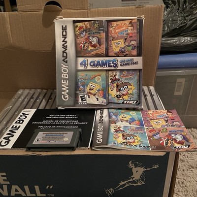 Nickelodeon 4 Games on One Game Pak GBA Authentic Complete CIB Tested