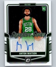 Anton Watson 2024-25 Donruss Optic Signature Series AUTO RC Rookie #SS-WAT