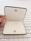 Coach Leather Floral Card Case ID/Document Holder White/Pink with ID Window — photo 3