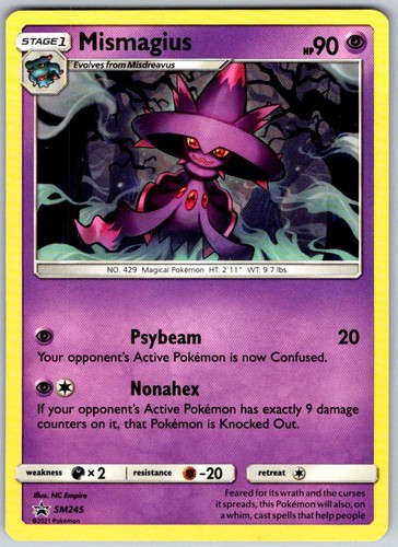 Mismagius [SMP - SM245] Promo NM Pokemon NC Empire