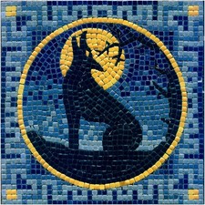 Make Stunning Mosaic Adult Mosaic Crafting Kit 7inch 20cm Wolf US204013