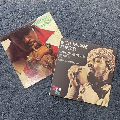 Leon Thomas Vintage Vinyl Lot (2 LPs) 70s Spiritual Jazz Records Flying Dutchman