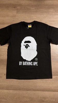 A Bathing Ape BAPE Men s M Black Cotton Crewneck Short Sleeve Graphic Tee