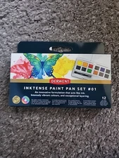 Derwent Inktense 12 Paint Pan Travel Set #1 (2306243)