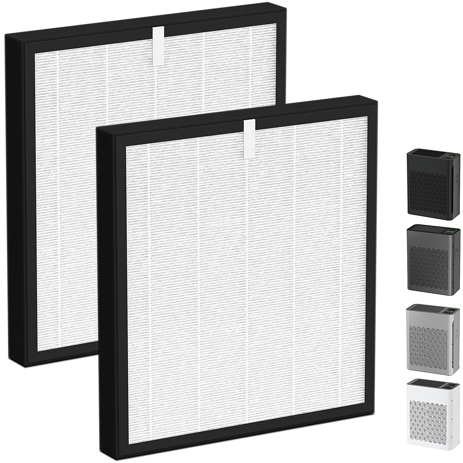 HEPA Air Filter Compatible with ToLife TZ-K2, 3-in-1, 2 Pack