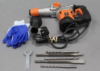 PROTMEX SL2603F SDS Plus Rotary Hammer Drill Chisel Bit Set Electric Z03