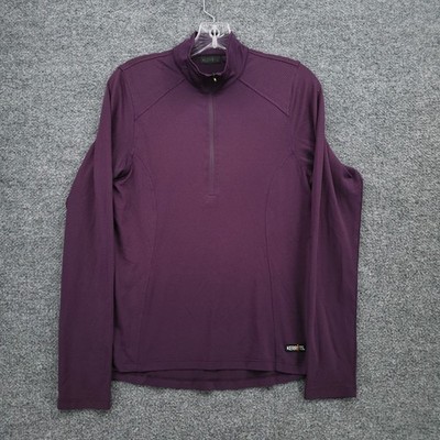 Kerrits Top Womens S Small Purple Performance 1/4 Zip Equestrian Horse Riding