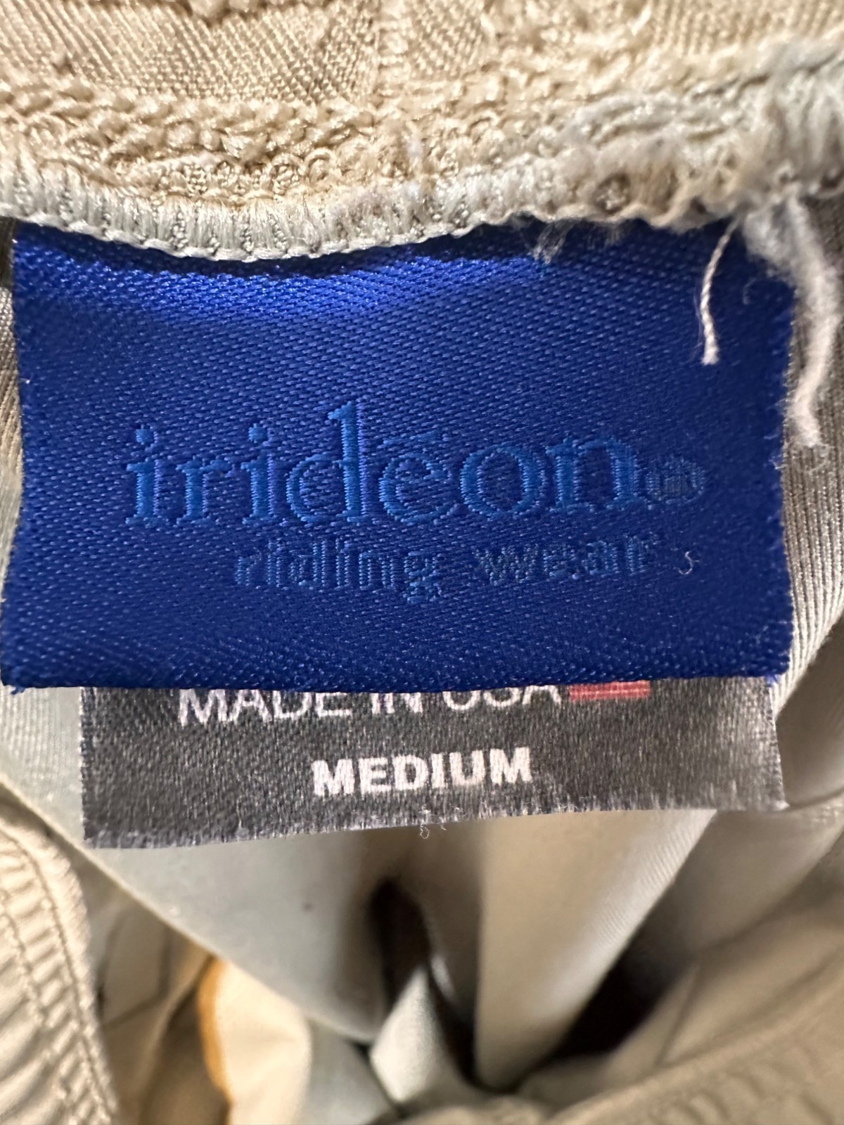 Irideon Issential Suede Knee Patch Tights Pants Womens Medium Beige Equestrian