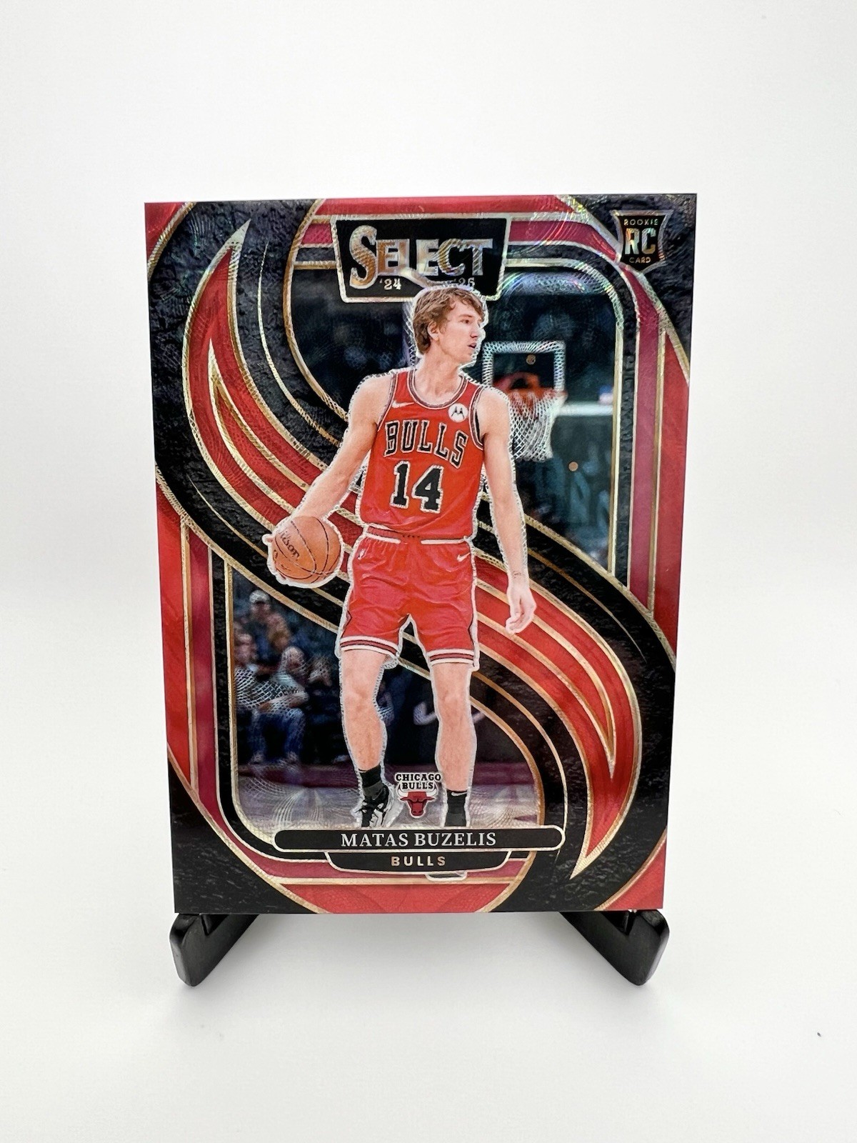 2024-25 Panini Select - Matas Buzelis #166 Premier Red Scope Prizm /249 (RC)