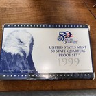 1999 United States First State Quarters Proof Set Original Government Packaging  — photo 2