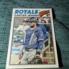 2026 Topps Heritage #199 - Carter Jensen - Rookie Logo - KC Royals