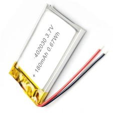 2pcs 3.7V 180mAh 402030 Li-Polymer Li Lipo Battery For MP4 SMART WATCH