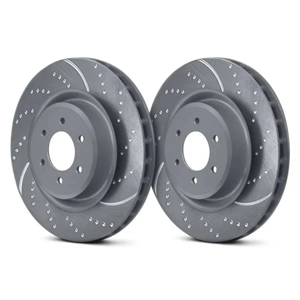 For Lexus IS350 14-15 EBC Stage 10 Super Sport Dimpled & Slotted Rear Brake Kit - Изображение 2 из 4