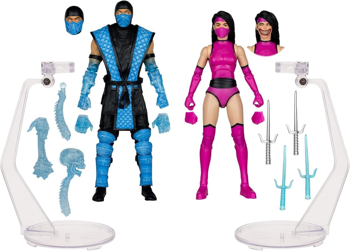 Mortal Kombat Klassic 7 Inch Action Figure 2-Pack - Sub-Zero vs