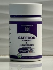 Saffron with Magnesium Capsules (60 Count) Made In USA