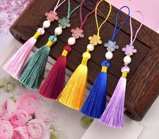 Korean Norigae Hanbok Ornament, 5pcs, Traditional Tassel Accessory,