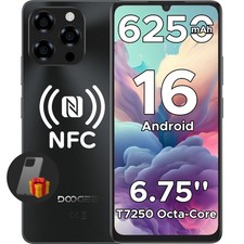 DOOGEE Note58 Pro 6,75 Zoll Smartphone 32GB+256GB 6250mAh NFC Handy Android …