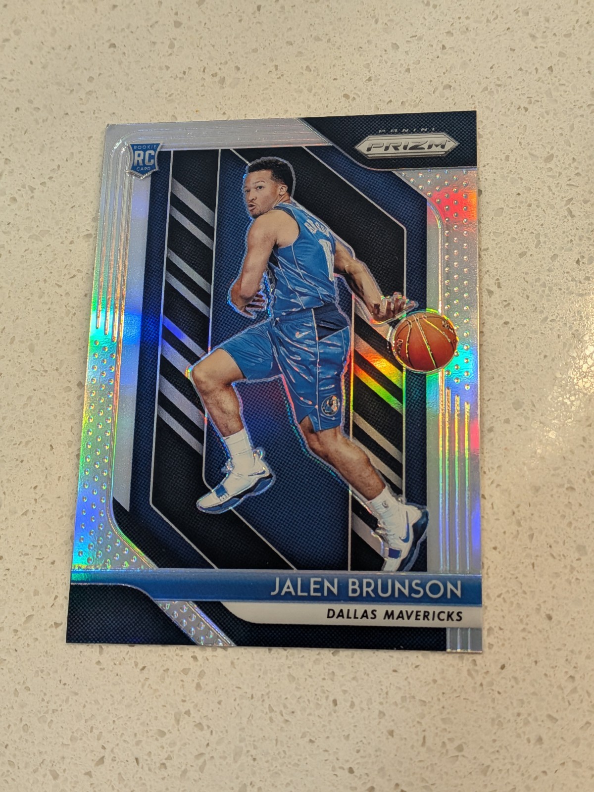 2018-19 Panini Prizm Jalen Brunson RC Silver Prizm #250 New York Knicks