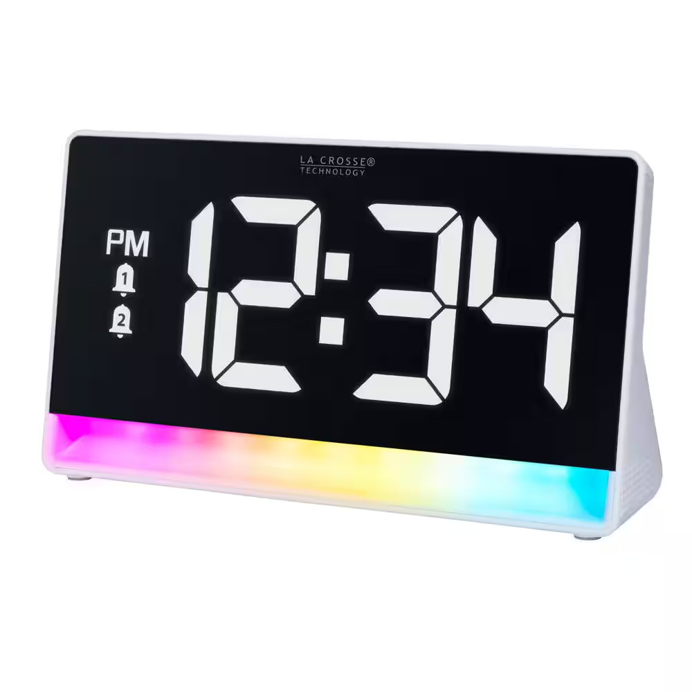 Color Changing Alarm Clock with Color Changing Glow Light detail image