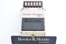 Boss GE-6 Equalizzatore Grafico Vite Argento Made in Japan 1981 Funzionante 11000