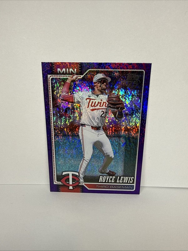2026 Topps Series 1 Royce Lewis Purple Holofoil /250 Minnesota Twins #115