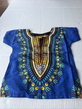 Kids Dashiki Boys African Hippie Blouse Girls Shirt Top
