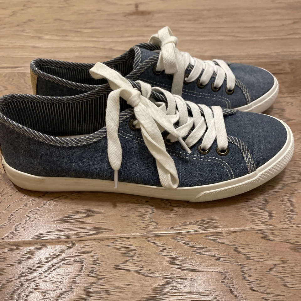 Zapatos para mujer Margaritaville Seafoam azul denim de lona zapatillas talla 8 Foto 2 de 4