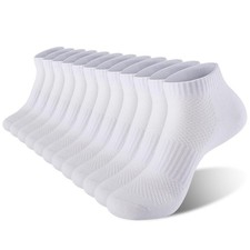 Womens Cotton Ankel Socks, Athletic Performance Running Moisture Wicking Brea...