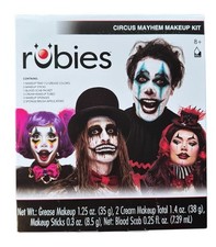 Rubies Circus Mayhem Make-up Kit Gothic Evil Clowns Ages 8 