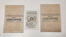 Lion Coffee Ads-Lion Coffee art poster decor Vintage Lot of 3 See our Other ADs