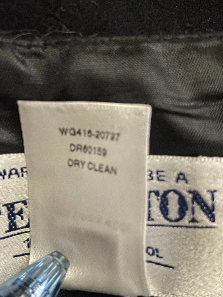 Falda Pendleton Vintage 100% Lana Flecos Negra Academia Country EE. UU. Talla 16W Foto 4 de 4