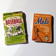 Vintage 1970 NY Mets Baseball Card Game Complete Deck Mr Met in 57 Edu-Cards Box